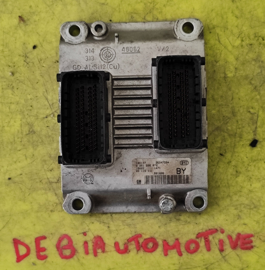0261206072 Centralina motore Opel Agila Corsa C 1.0B - Debiautomotive