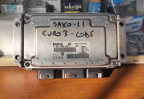 0261206246 9637838780 Centralina motore Citroen Saxo 1.1B - Debiautomotive