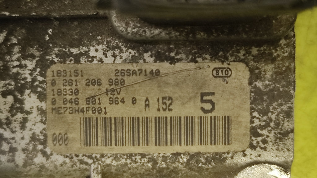 0261206980 ME73H4 Centralina motore Fiat Punto benzina - Debiautomotive