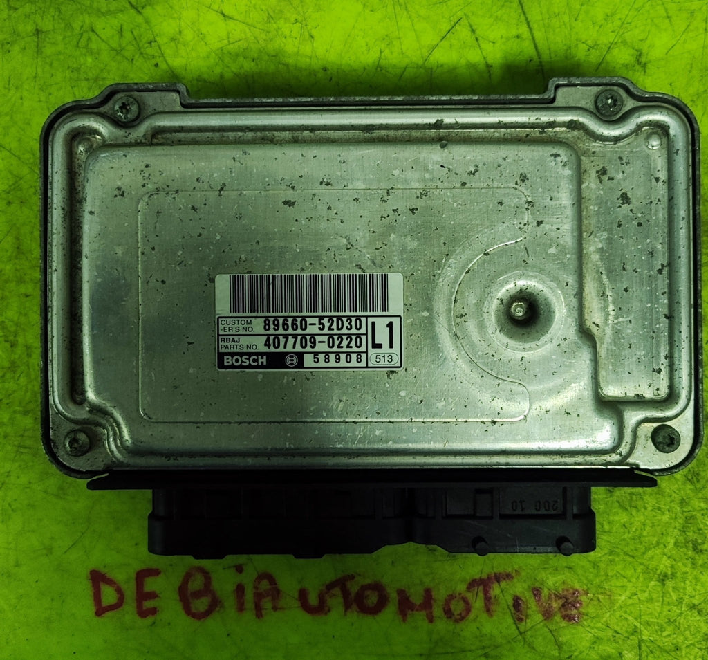 0261208936 89661 - 0D270 Centralina motore Toyota Yaris 1.0B - Debiautomotive