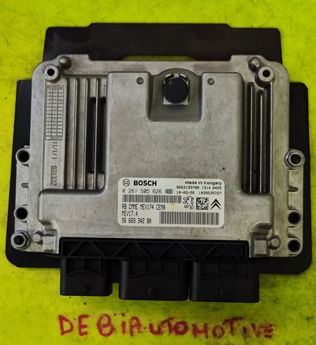 0261S05626 9666934280 MEV17.4 Centralina Motore Peugeot 308 1.6B - Debiautomotive
