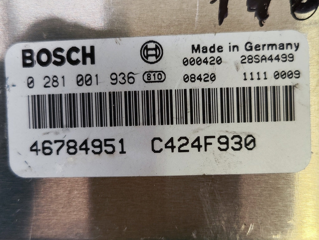 0281001936 46784951 Centralina Motore Alfa Romeo 145 1.9JTD - Debiautomotive