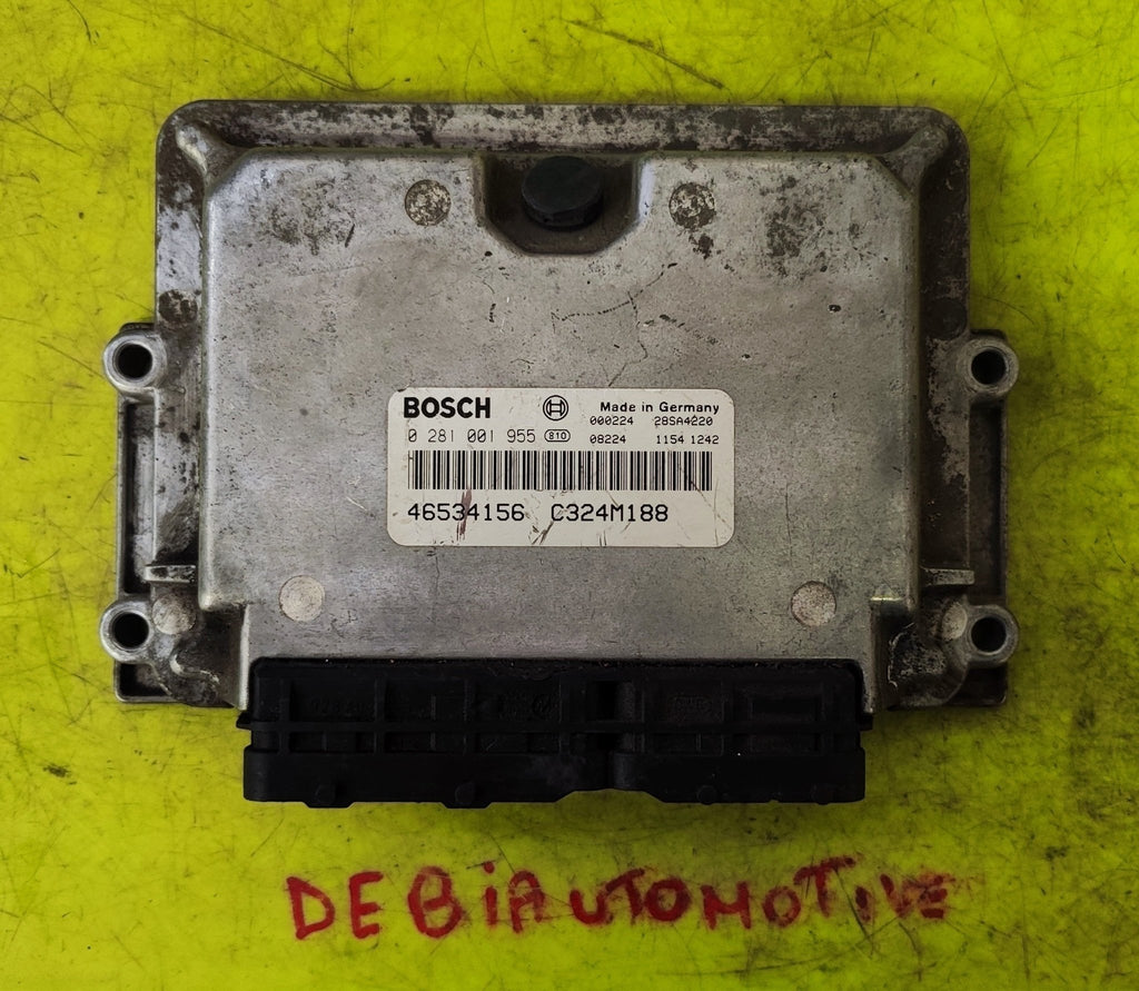 0281001955 46534156 Centralina motore Fiat Punto 1.9JTD - Debiautomotive