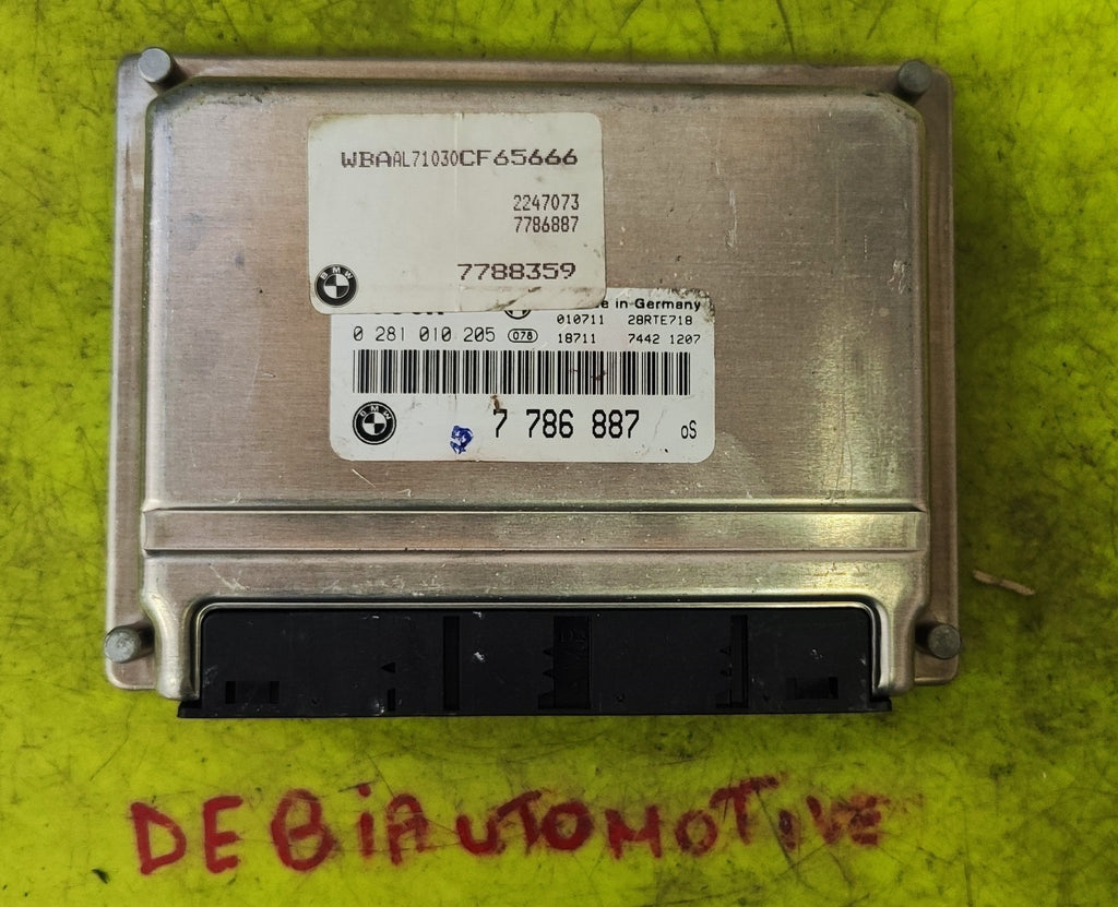 0281010205 Centralina Motore BMW E46 Serie 320D - Debiautomotive