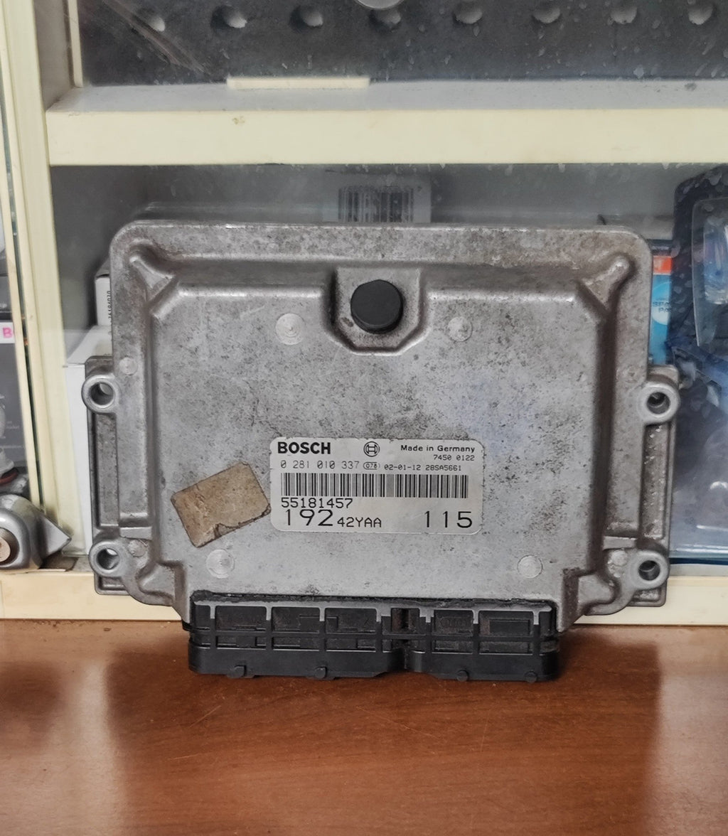 0281010337 55181457 centralina motore Fiat Stilo 1.9JTD - Debiautomotive