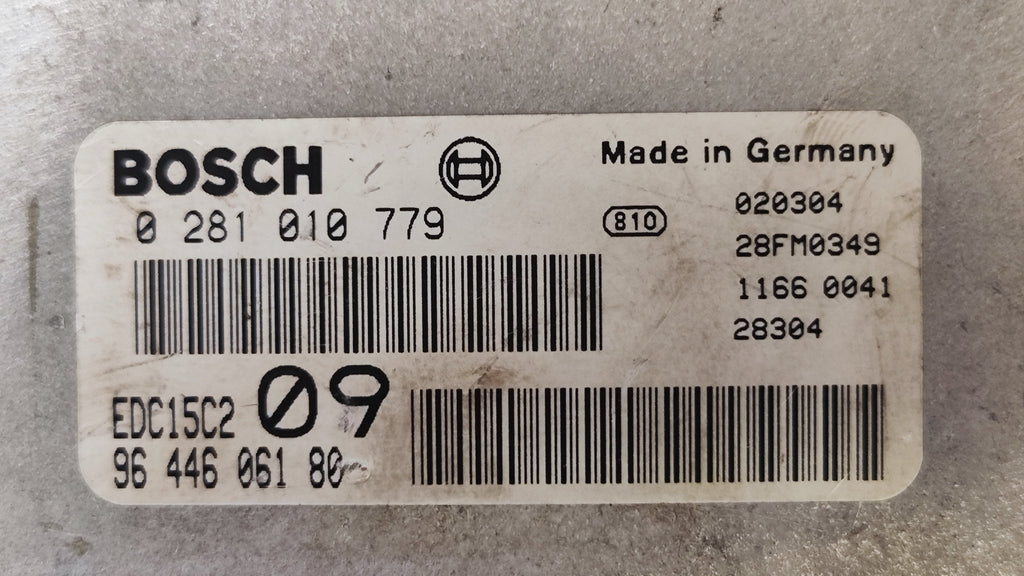 0281010779 9644606180 Centralina motore Peugeot 307 2.0HDI - Debiautomotive