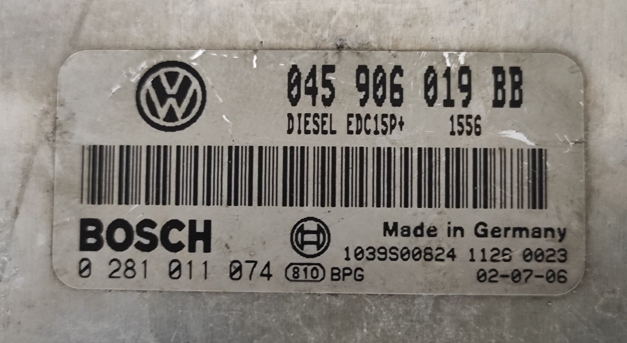 0281011074 045906019BB Centralina motore EDC15P+ Seat Cordoba Ibiza 1.4TDI - Debiautomotive