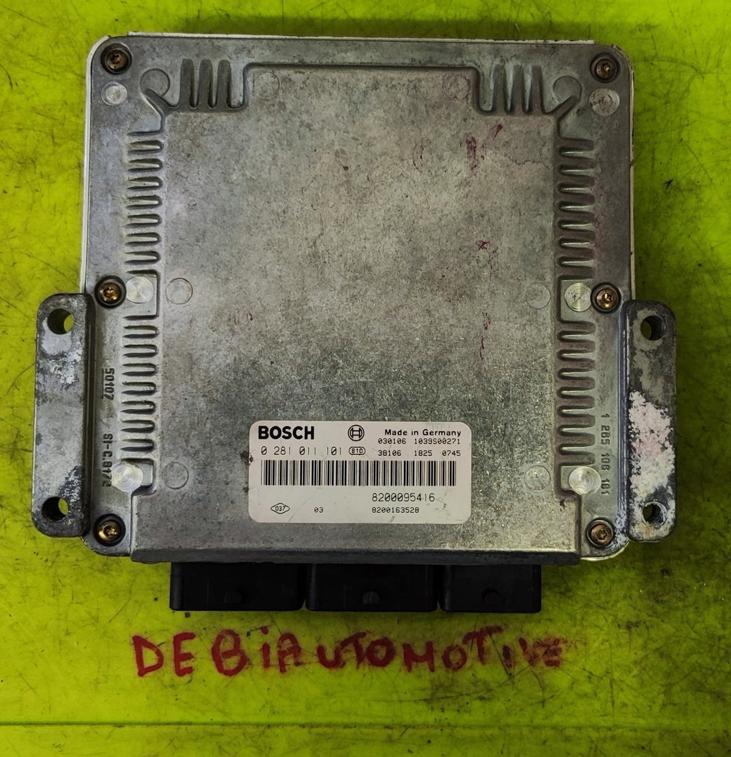 0281011101 8200095416 Centralina Motore Renault Laguna 1.9 DCI - Debiautomotive