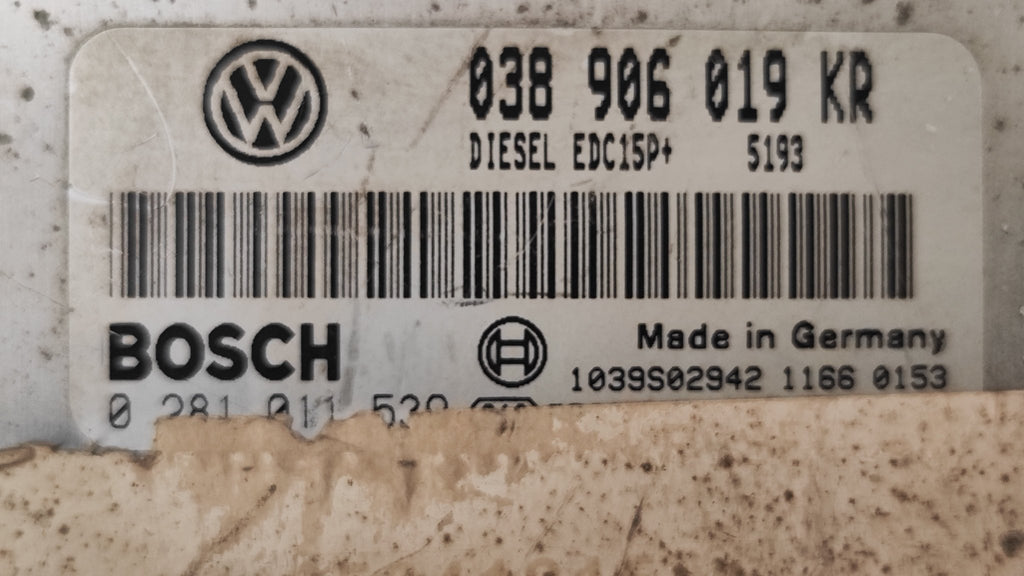 0281011539 038906019KR Centralina Motore VW New Bettle 1.9TDI - Debiautomotive