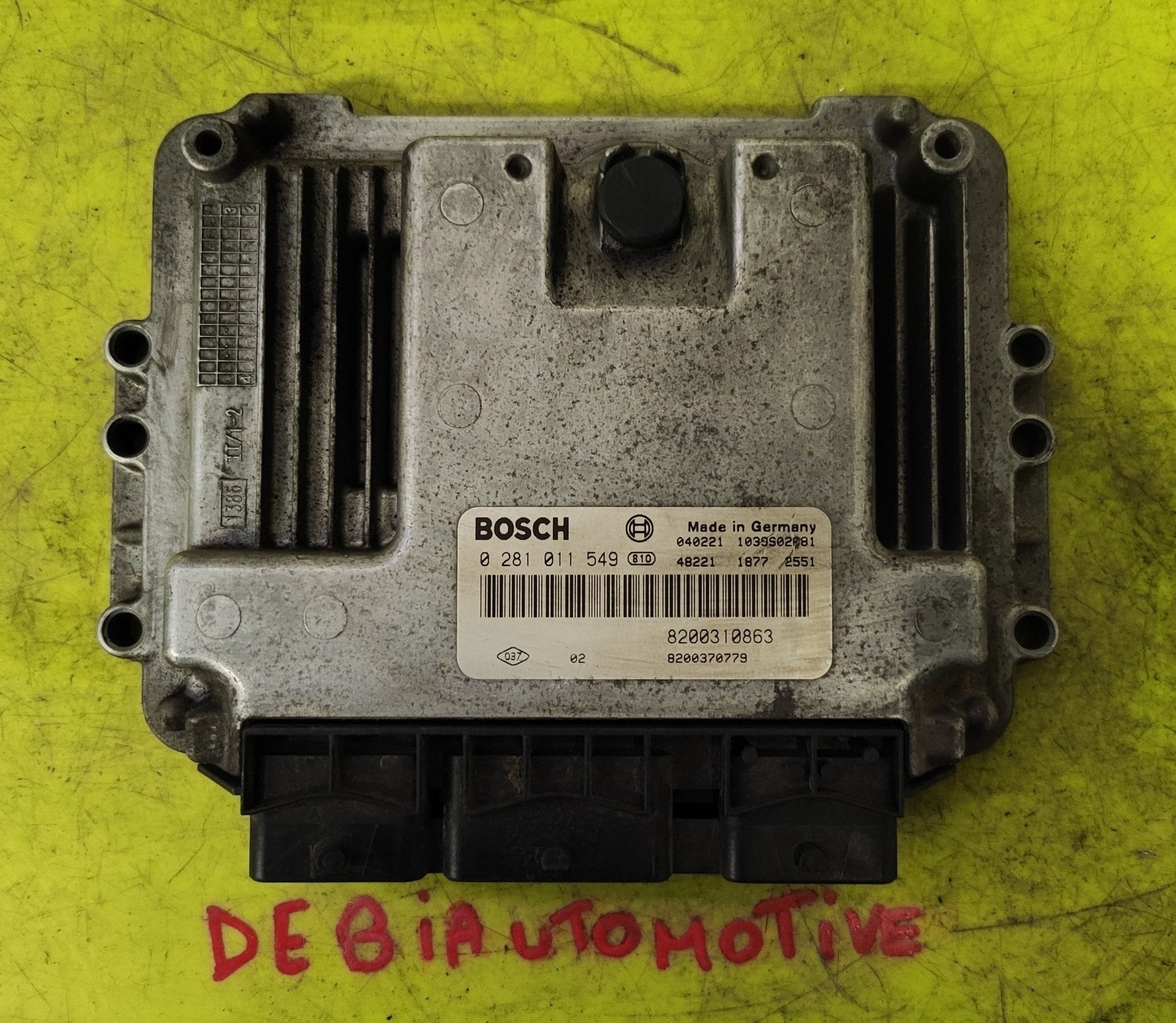 0281011549 8200310863 Centralina Motore Renault Megane Scenic 1.9DCI - Debiautomotive