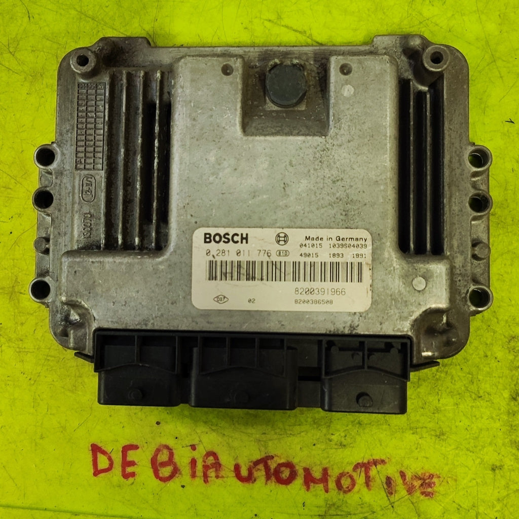 0281011776 8200391966 Centralina motore Renault Megane 1.9DCI - Debiautomotive