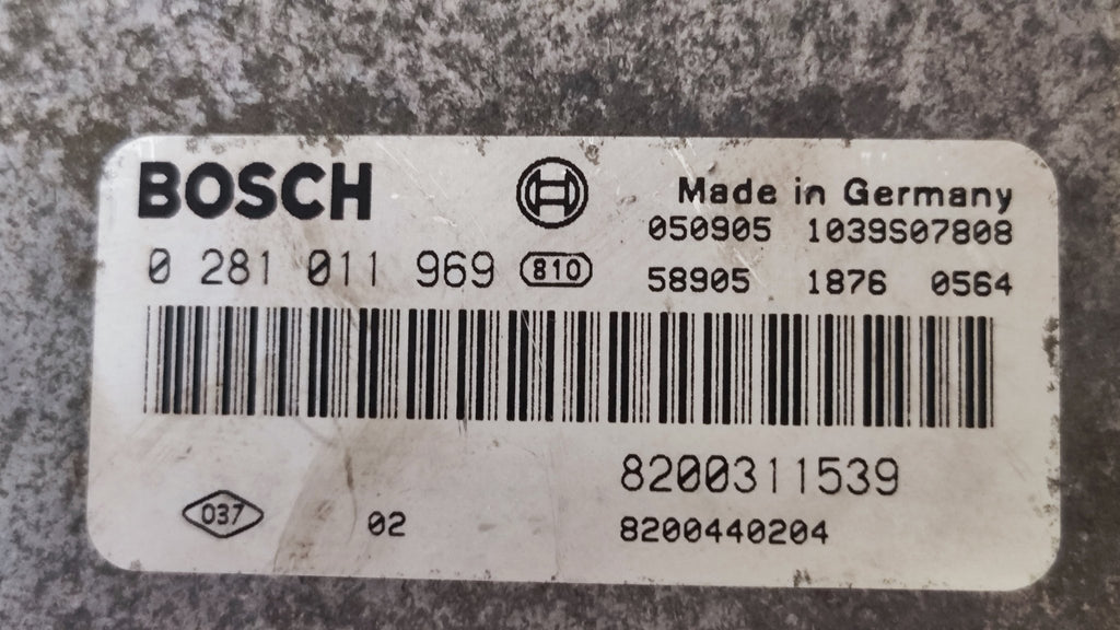 0281011969 8200311539 Centralina motore Renault Laguna 1.9DCI - Debiautomotive