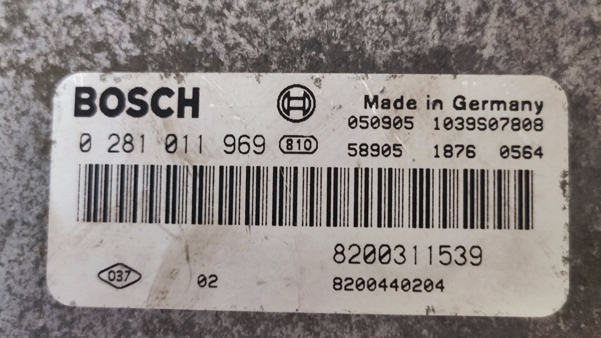 0281011969 8200311539 Centralina motore Renault Laguna 1.9DCI - Debiautomotive