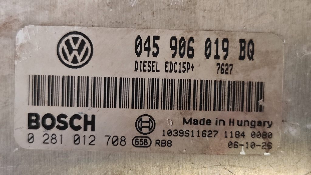 0281012708 045906019BQ Centralina motore Seat Ibiza 1.4 TDI - Debiautomotive