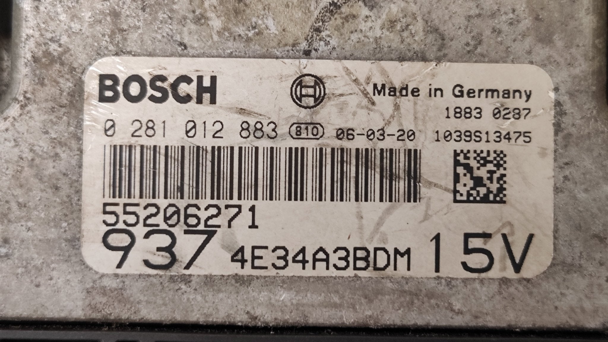 0281012883 55206271 centralina motore Alfa Romeo 147 1.9JTD - Debiautomotive