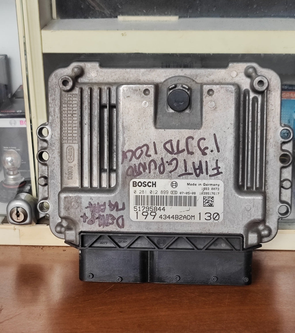 0281012899 5179584 Centralina motore Fiat Grande Punto 1.9JTD - Debiautomotive