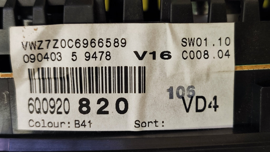 036906034DD 6Q0920820 Kit accensione Volkswagen Polo Benzina - Debiautomotive