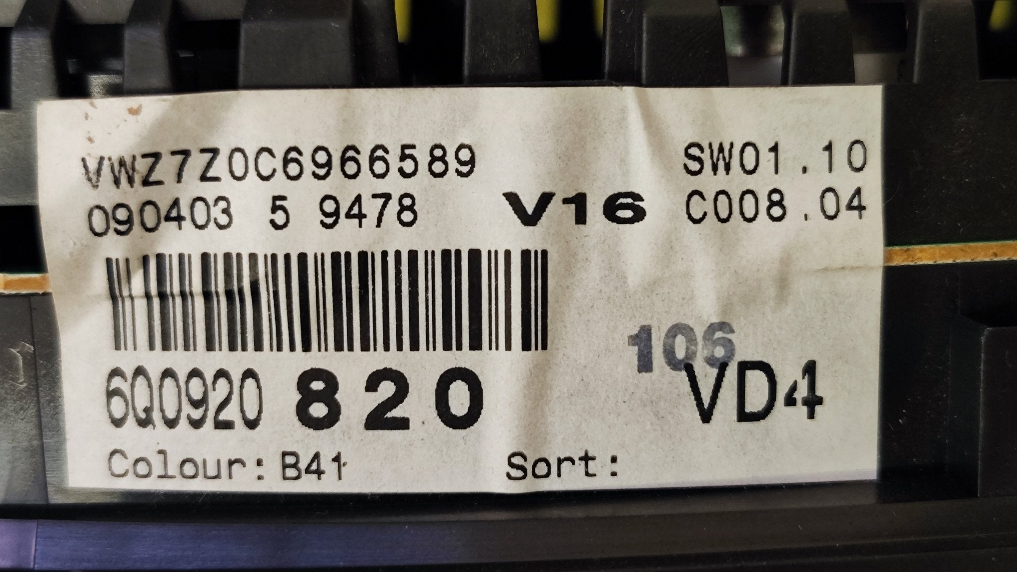 036906034DD 6Q0920820 Kit accensione Volkswagen Polo Benzina - Debiautomotive