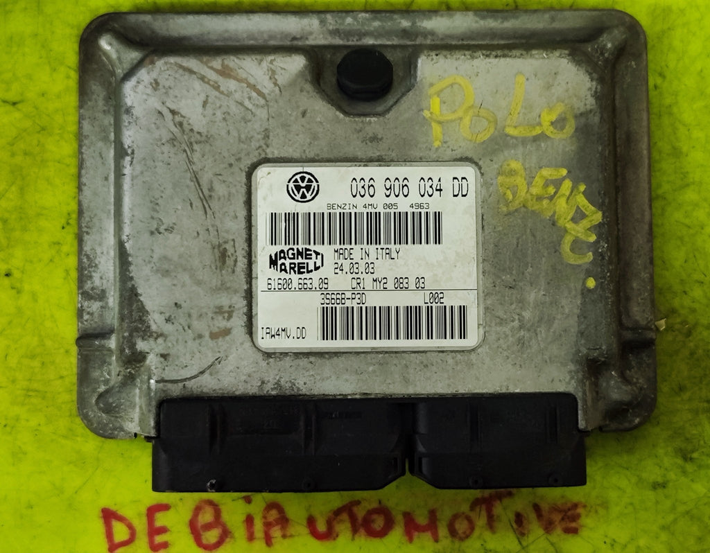 036906034DD 6Q0920820 Kit accensione Volkswagen Polo Benzina - Debiautomotive
