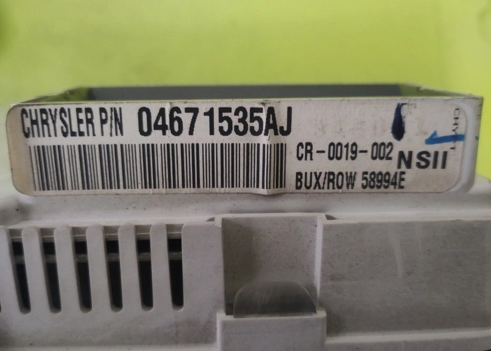 04671535AJ CR - 0019 - 002 quadro strumenti Chrysler PT Cruiser - Debiautomotive