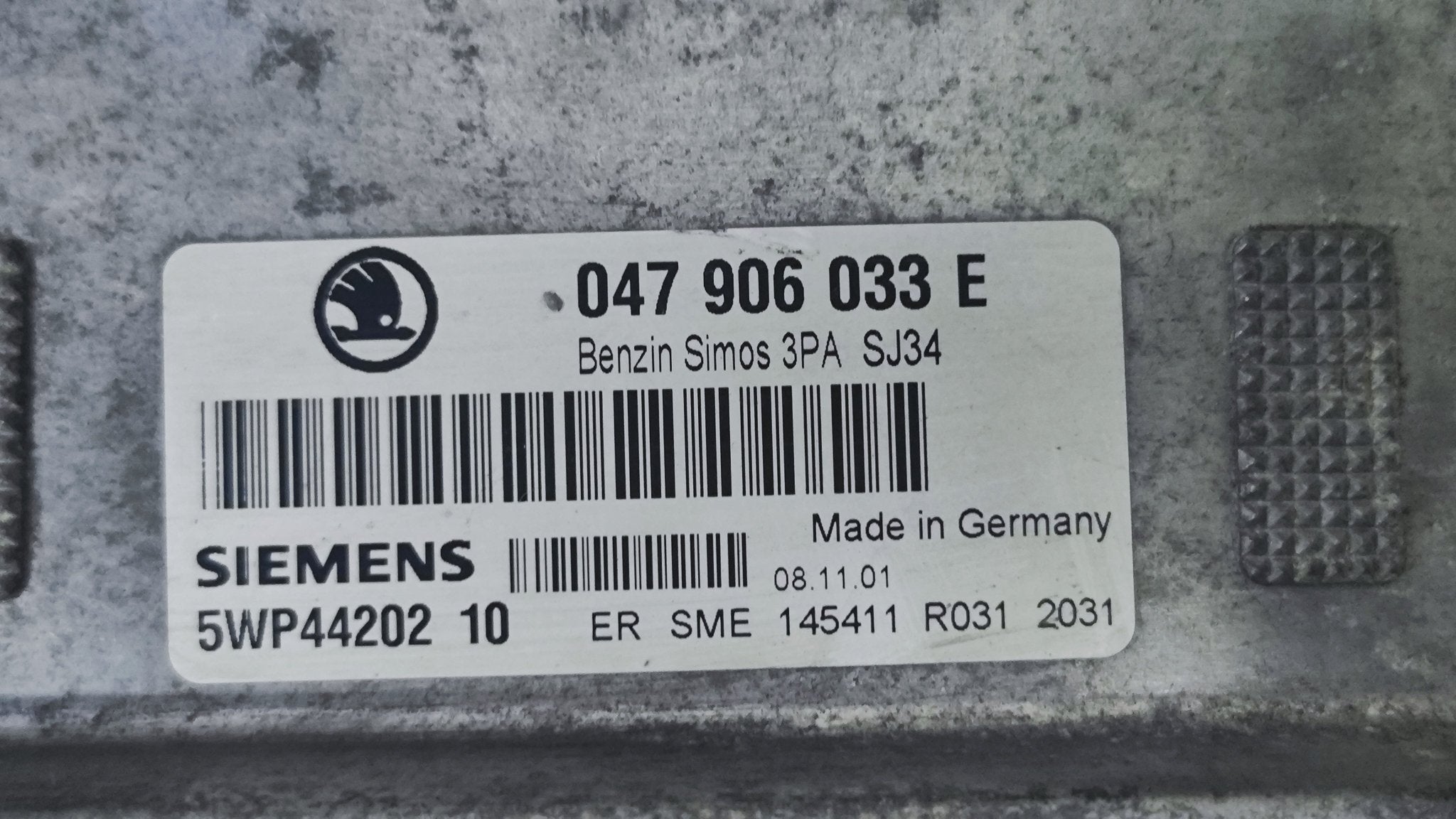047906033E 5WP4402 Simos3PA Centralina motore Skoda Fabia 1.4B - Debiautomotive
