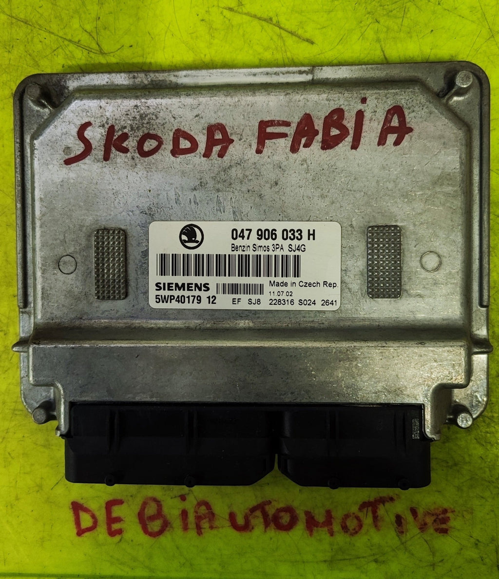 047906033H 5WP40176 Centralina motore Skoda Fabia 1.4B - Debiautomotive