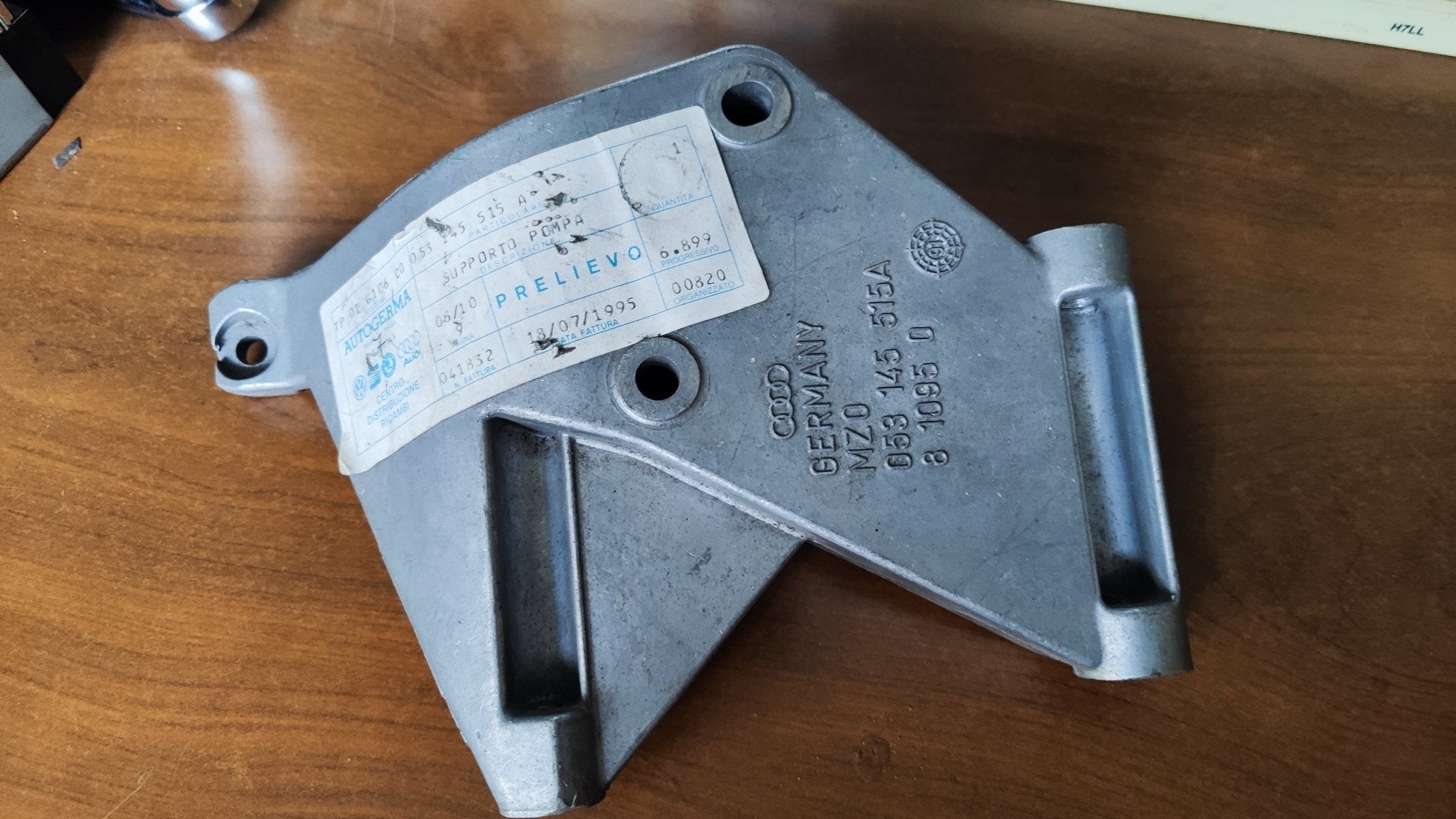 053145515A SUPPORTO ALTERNATORE AUDI 80 COUPE' (1993) 2.0 B/GPL 103KW 3P - Debiautomotive