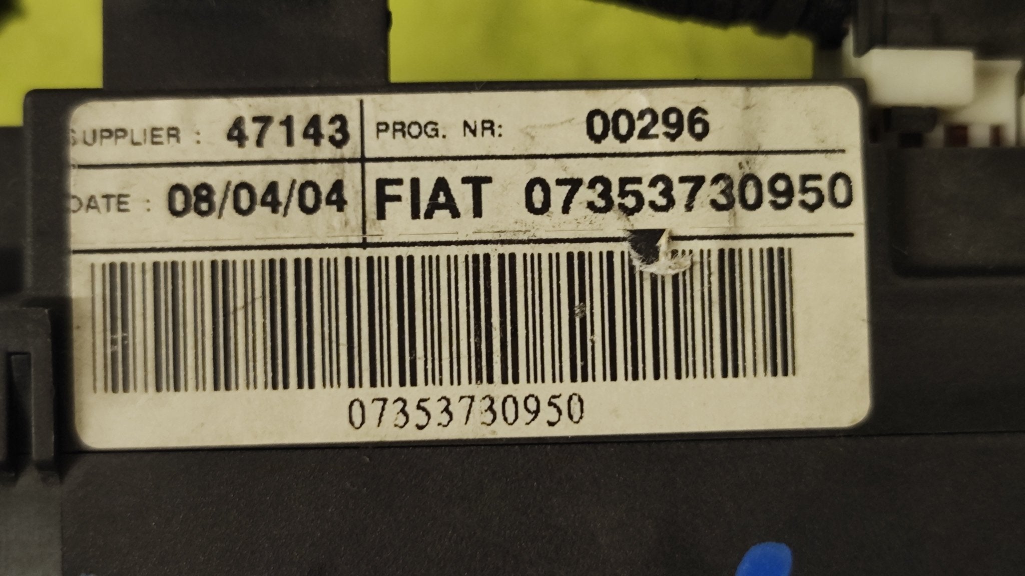 07353730950 devio luci con contatto spiralato Lancia Y 04/05 - Debiautomotive