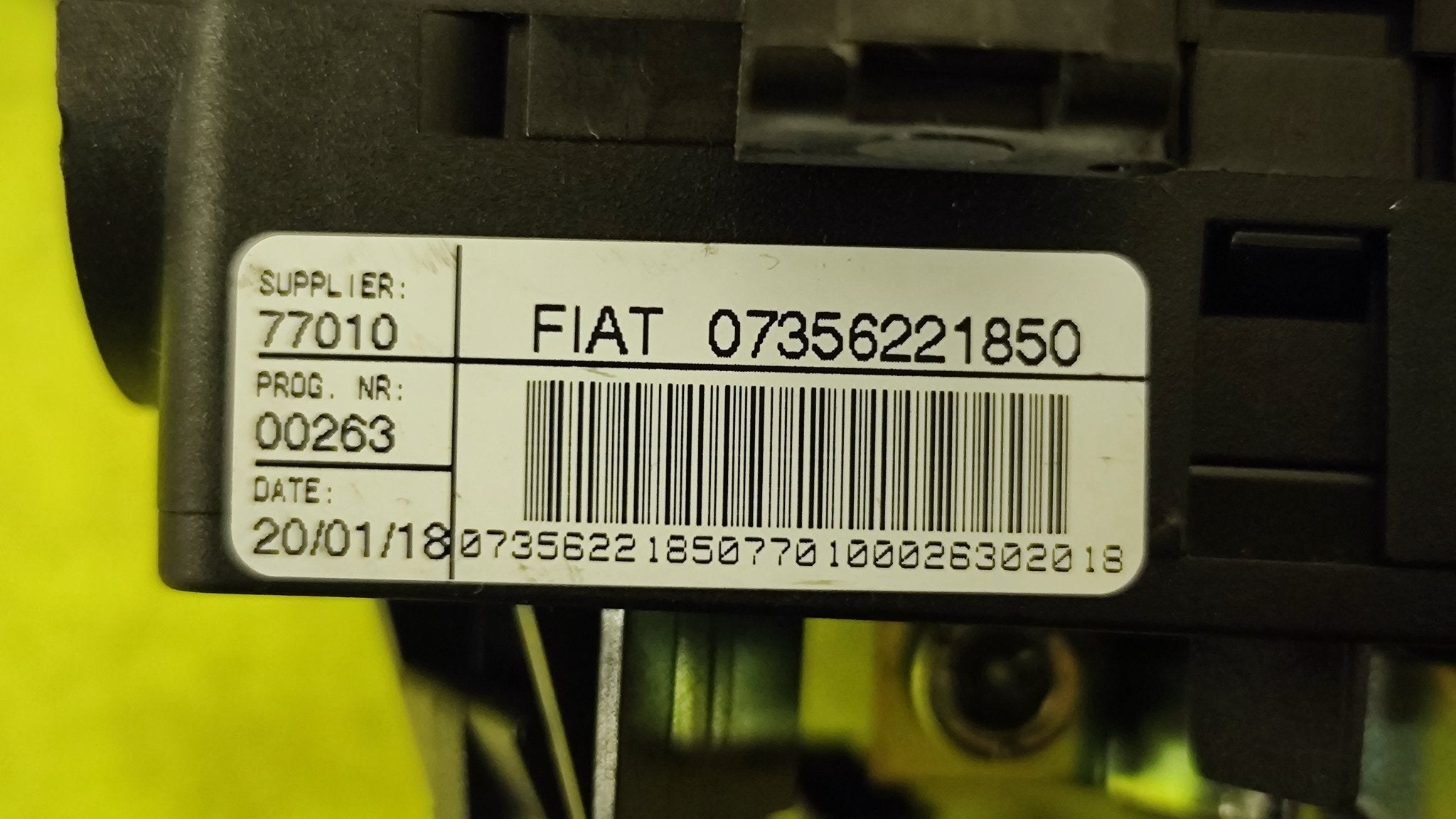 07356221850 Devio luci con contatto spiralato Fiat Panda 3°serie - Debiautomotive