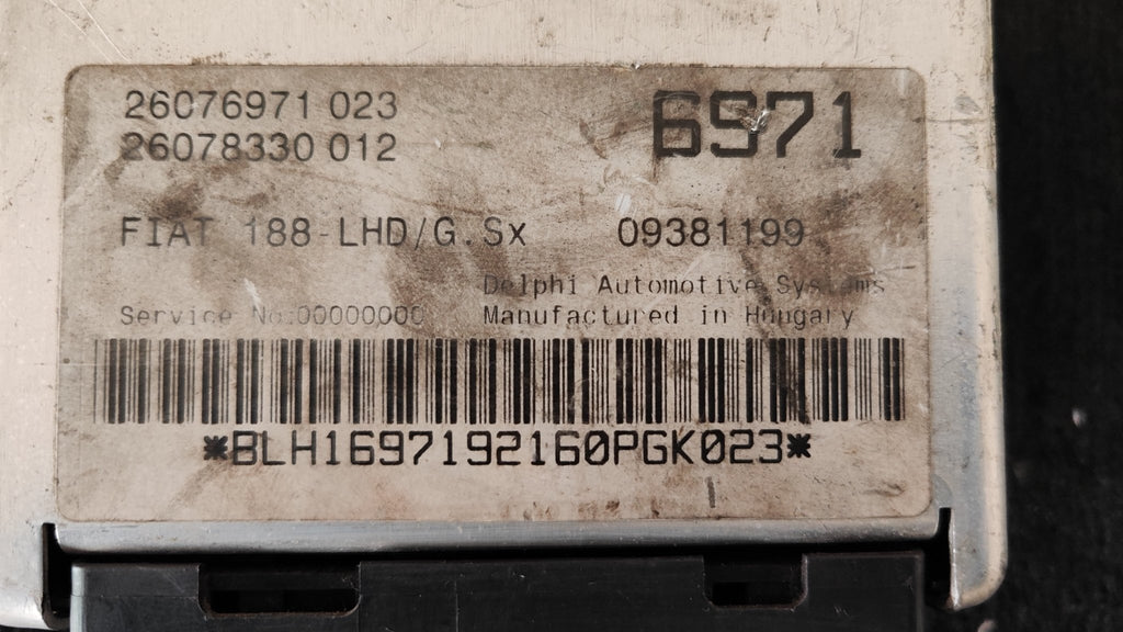 09381199 Centralina Servosterzo Fiat Punto 188 - Debiautomotive