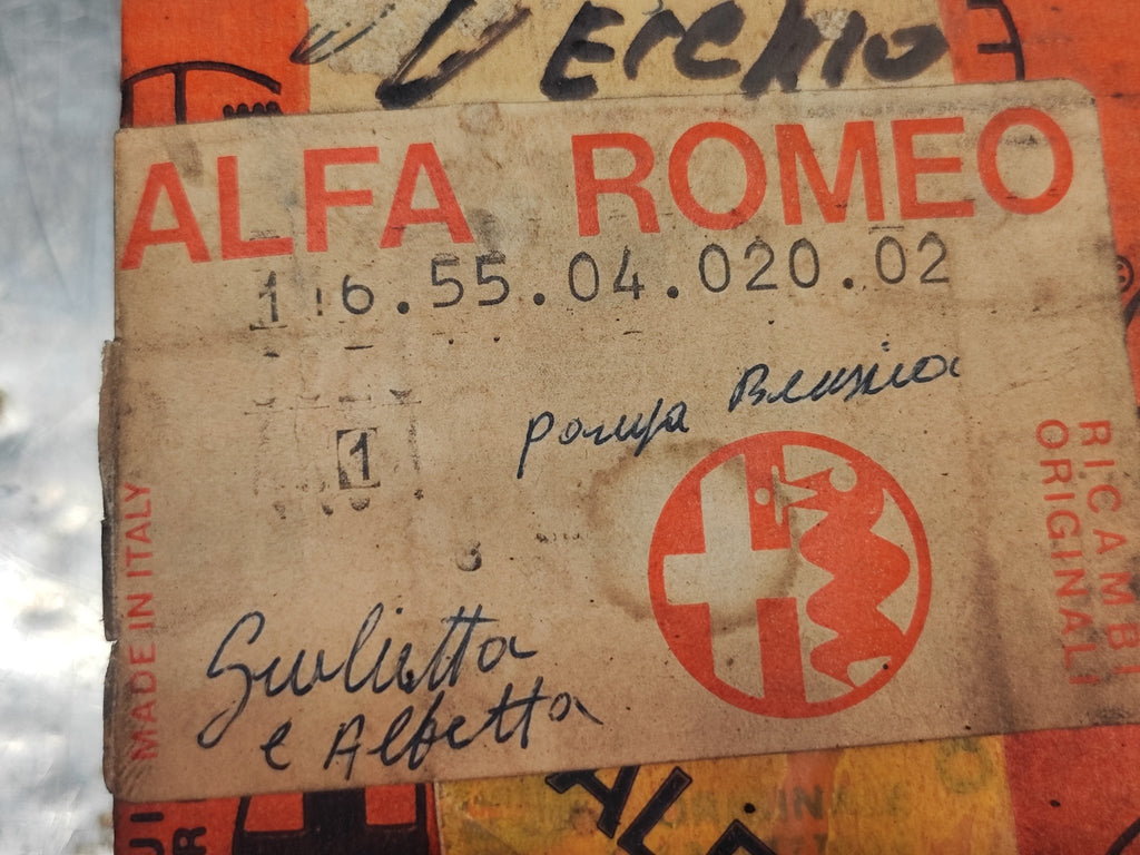 116.55.04.020.02 Pompa Benzina Alfa Romeo Giulietta e Alfetta - Debiautomotive