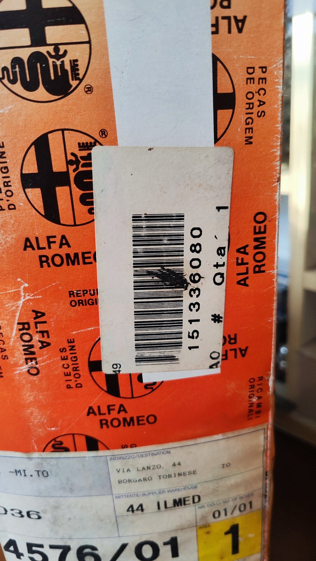 151336080 NUOVA Cintura di sicurezza anteriore lato guida Alfa Romeo 155 - Debiautomotive