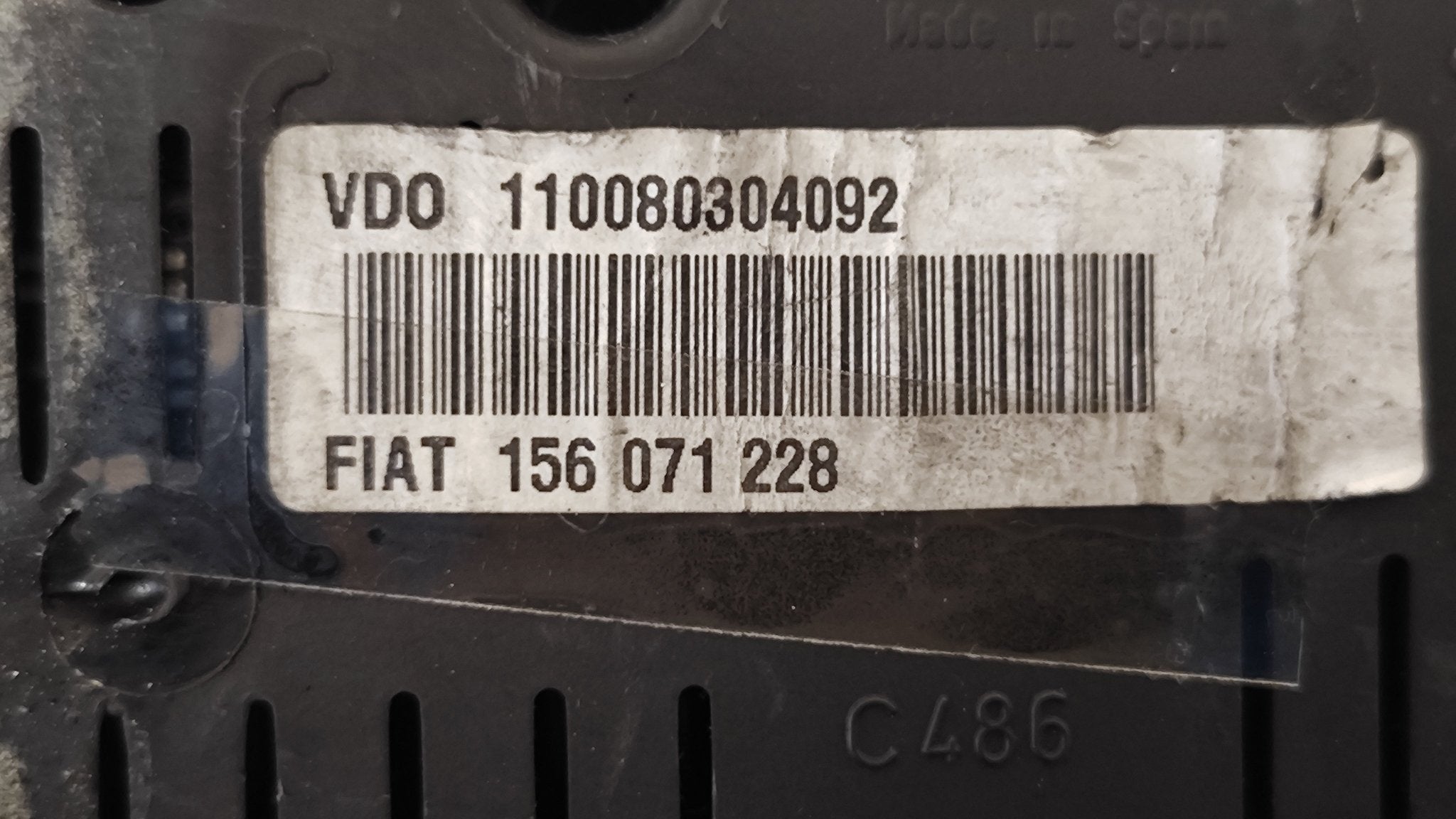 156071228 Quadro strumenti Alfa Romeo 147 1.9JTD - Debiautomotive