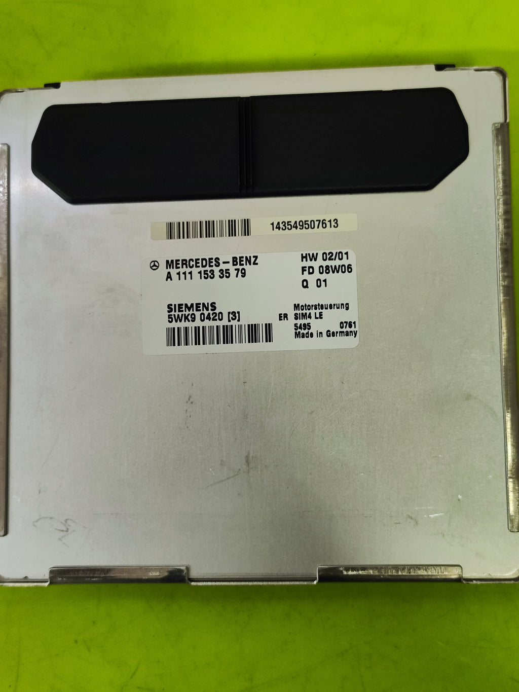 ECU Mercedes Classe C C200 W203 2.0 B A1111533579 5WK90420 SIM4LE 
