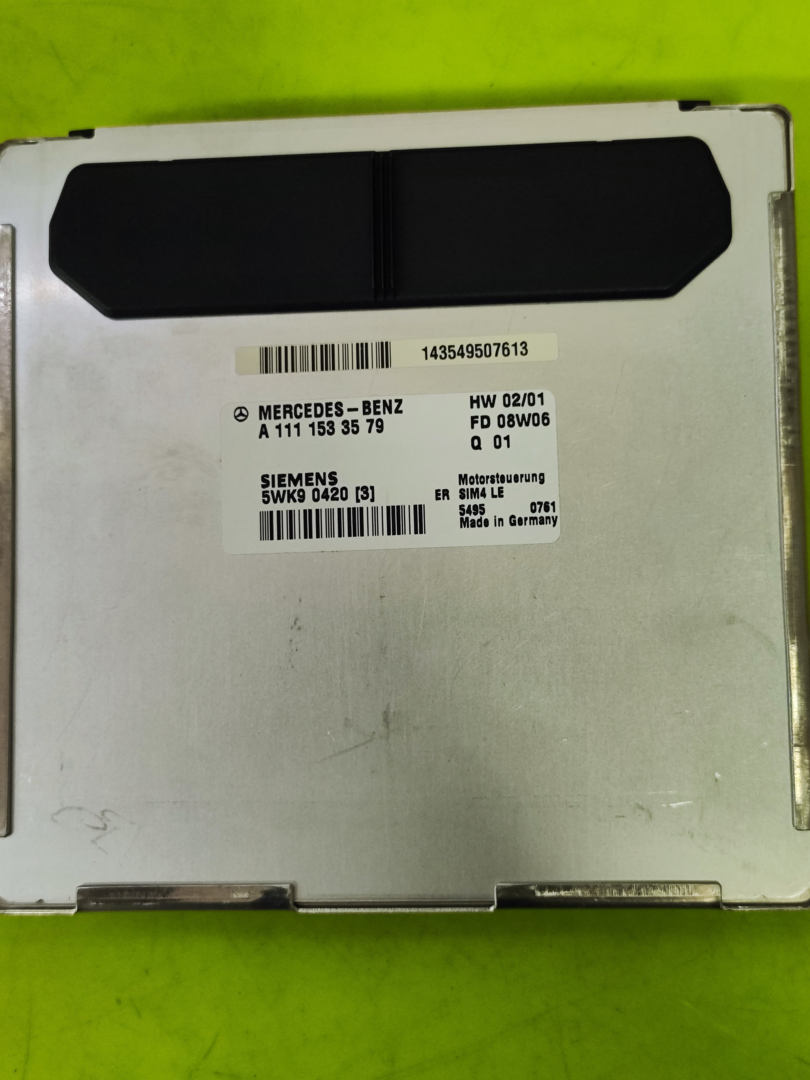 ECU Mercedes Classe C C200 W203 2.0 B A1111533579 5WK90420 SIM4LE 