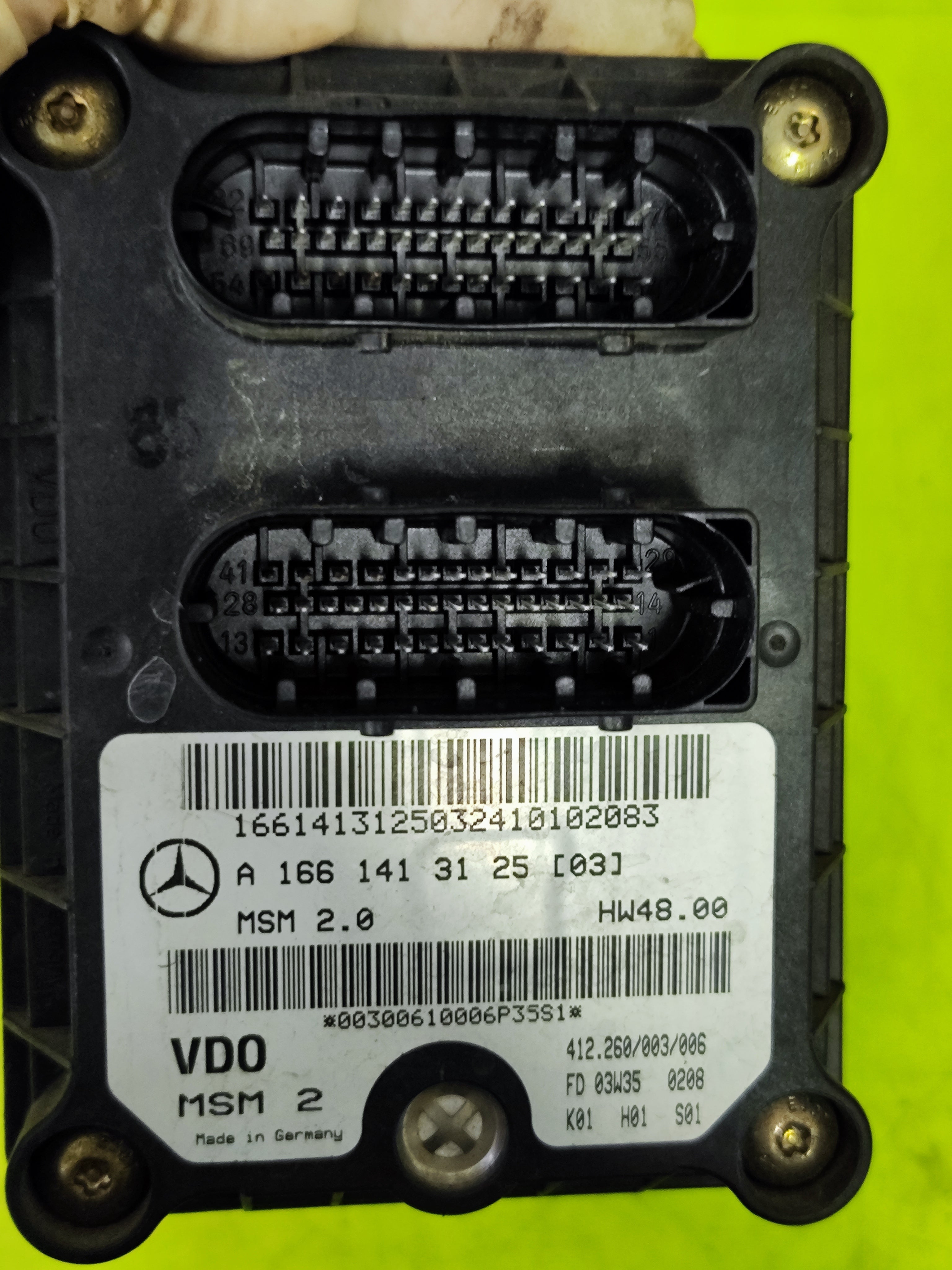 Corpo farfallato Mercedes - Benz Classe A W168 A1661413125