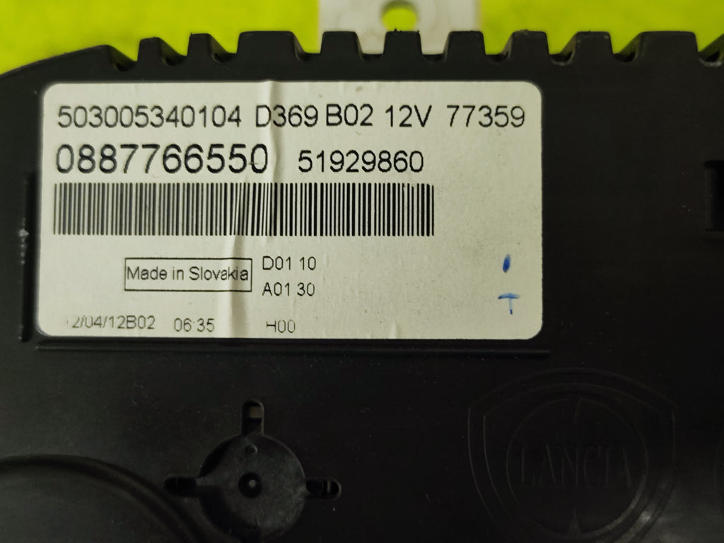 Quadro Strumenti Fiat New Panda 1.2B 51929860 