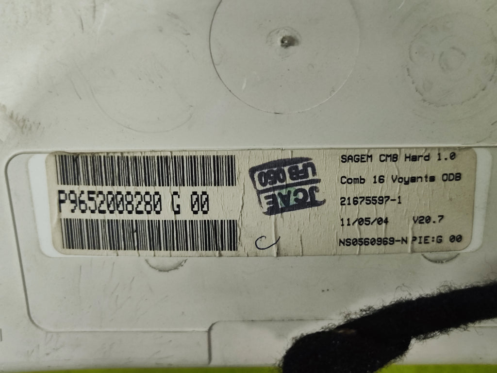 Quadro strumenti Citroen C3 1.1B P9652008280 