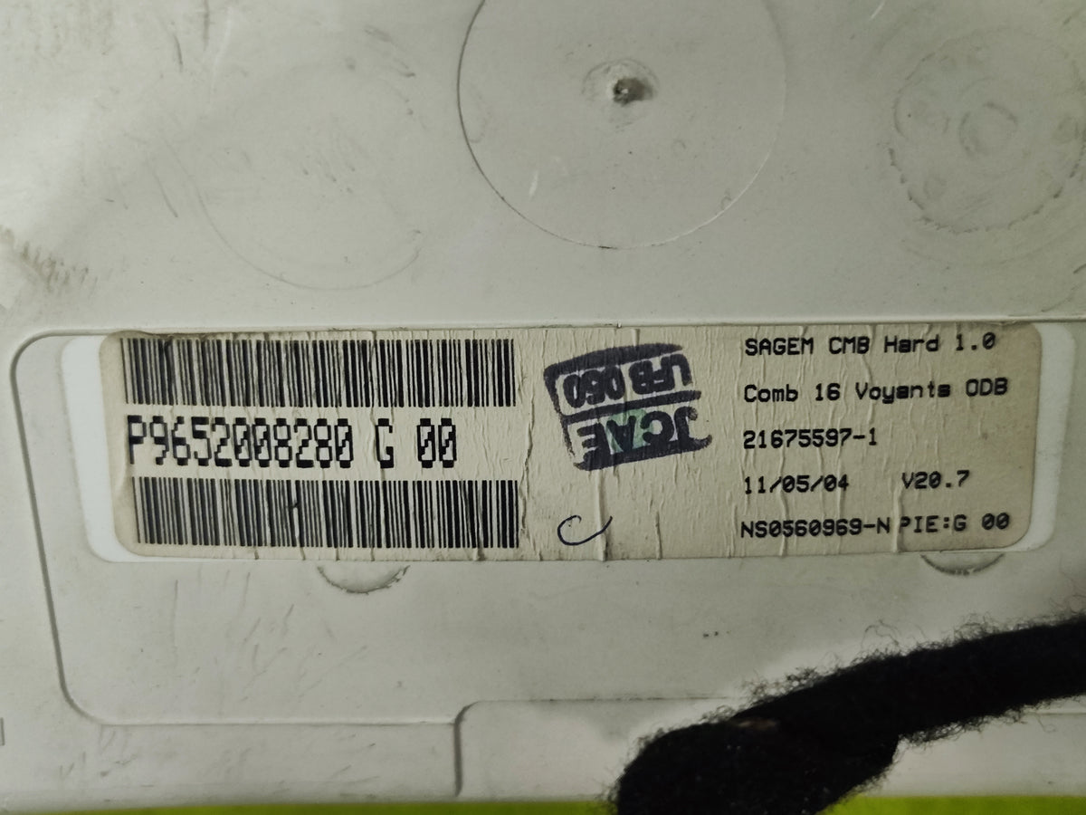Quadro strumenti Citroen C3 1.1B P9652008280 