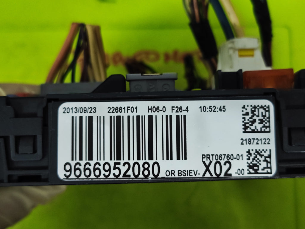 Body Computer BSI X02 Citroen C3 Peugeot 207 9666952080