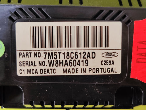Blocco comandi Clima Ford C-Max 7M5T18C612AD