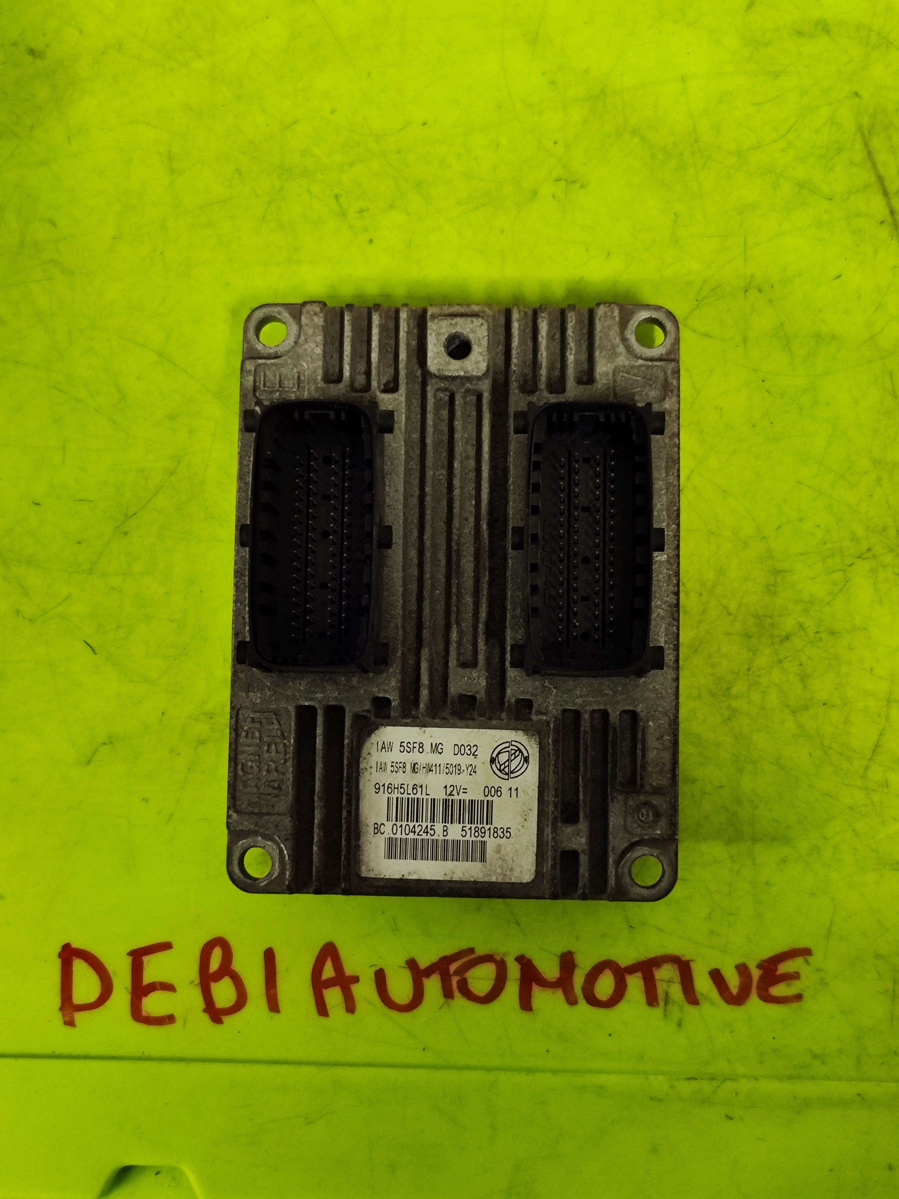 Centralina motore Fiat 500 Lancia Ypsilon 1.2 51891835 IAW5SF8.MG HW411