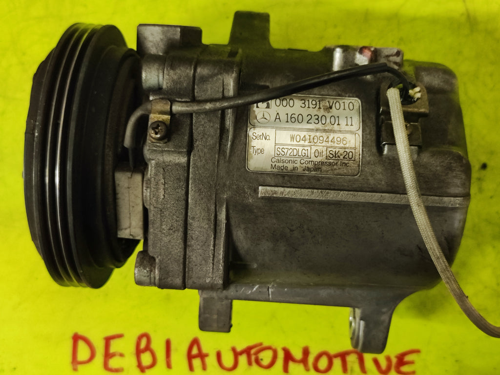 Compressore A/C Smart W450 Cabrio 0003191V010 A1602300111