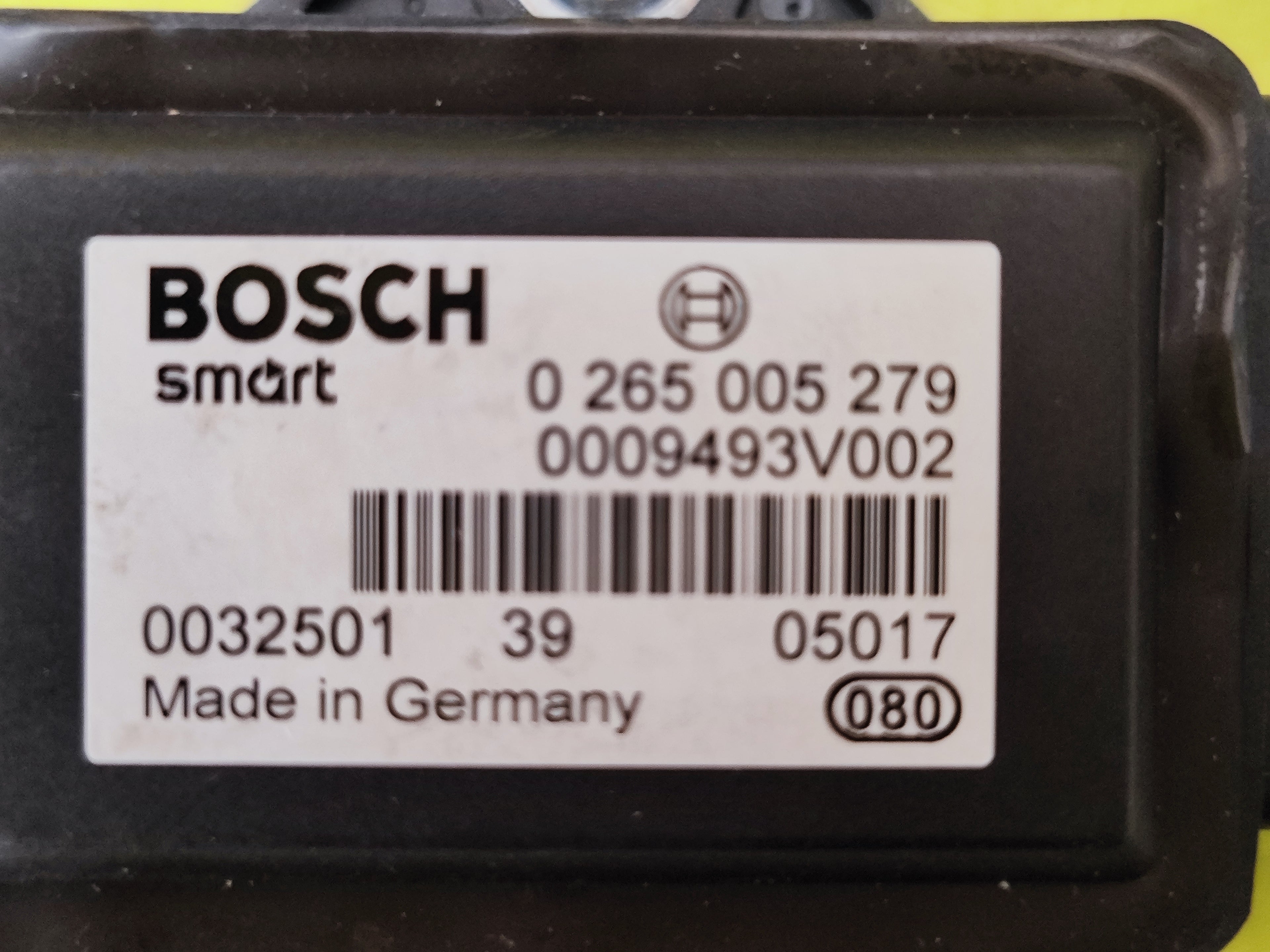 Sensore Imbardata Smart W450 Cabrio 0265005279 0009493V002 