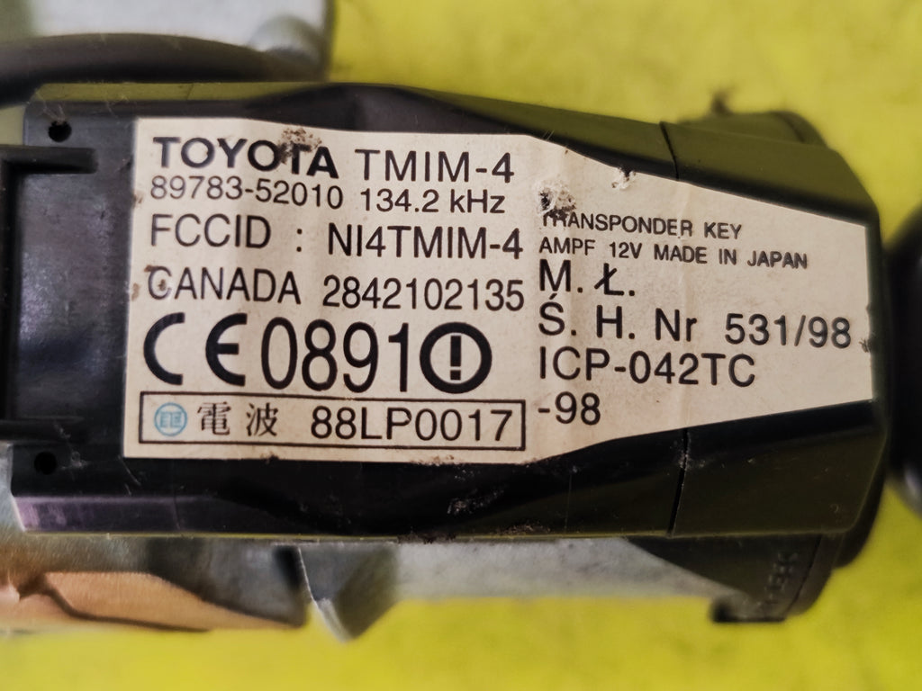 Blocchetto di accensione Toyota RAV4 2.0B 89783-52010 