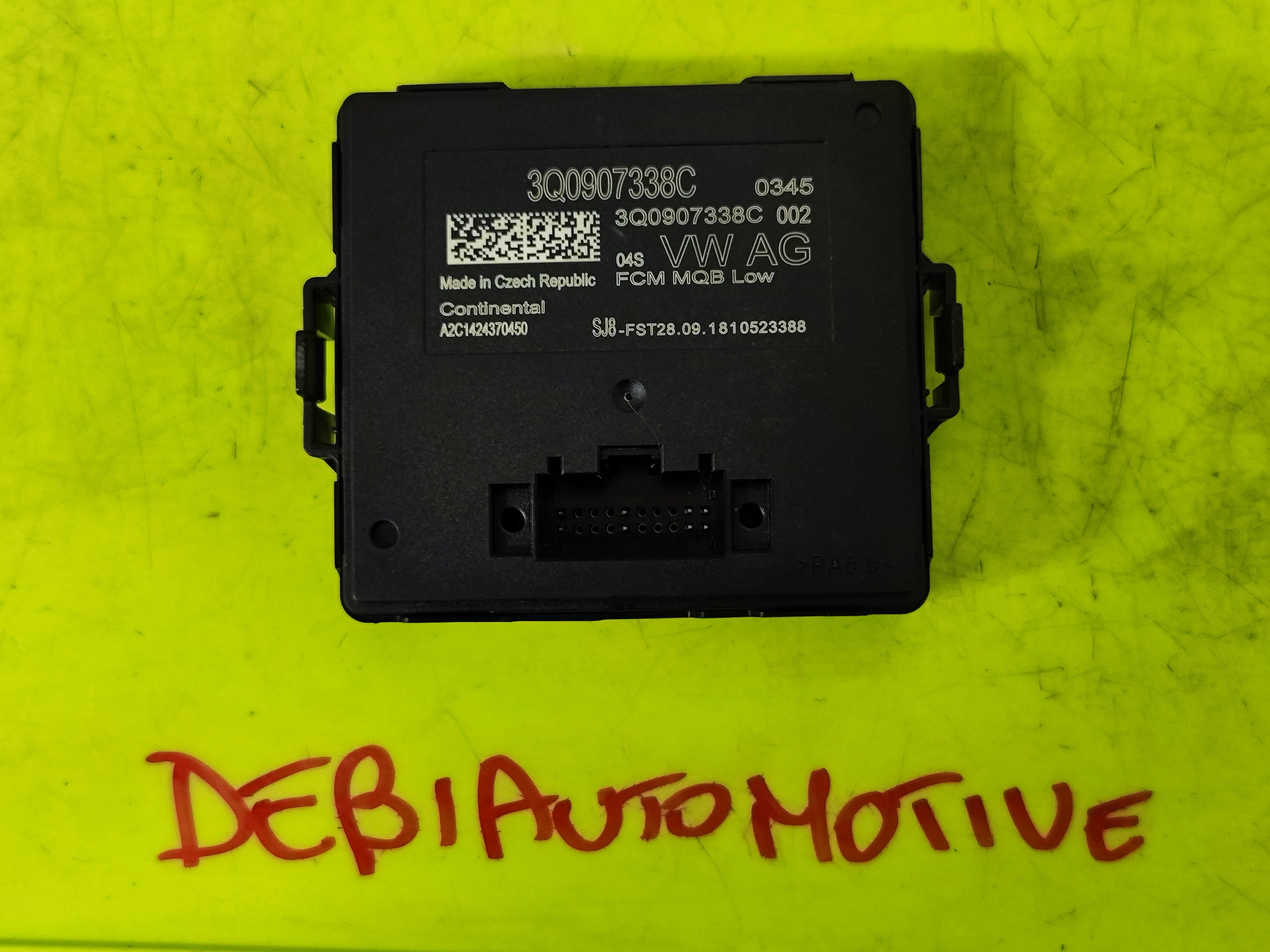 Centralina modulo di controllo luci Volkswagen 3Q0907338C A2C1424370450