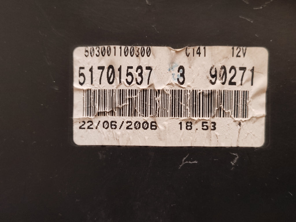 Quadro strumenti tachimetro Fiat  Punto 199 Diesel 51701537