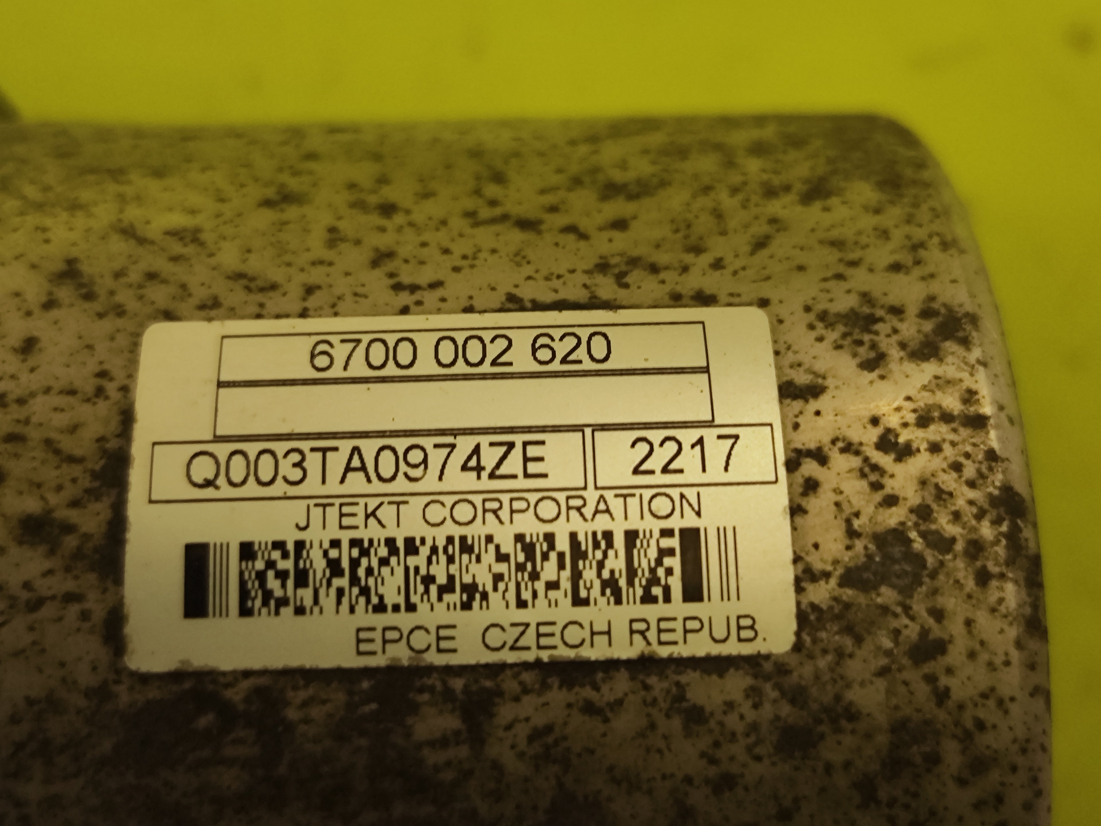 Scatola dello sterzo Mercedes-Benz Classe B W246 6700002620 
