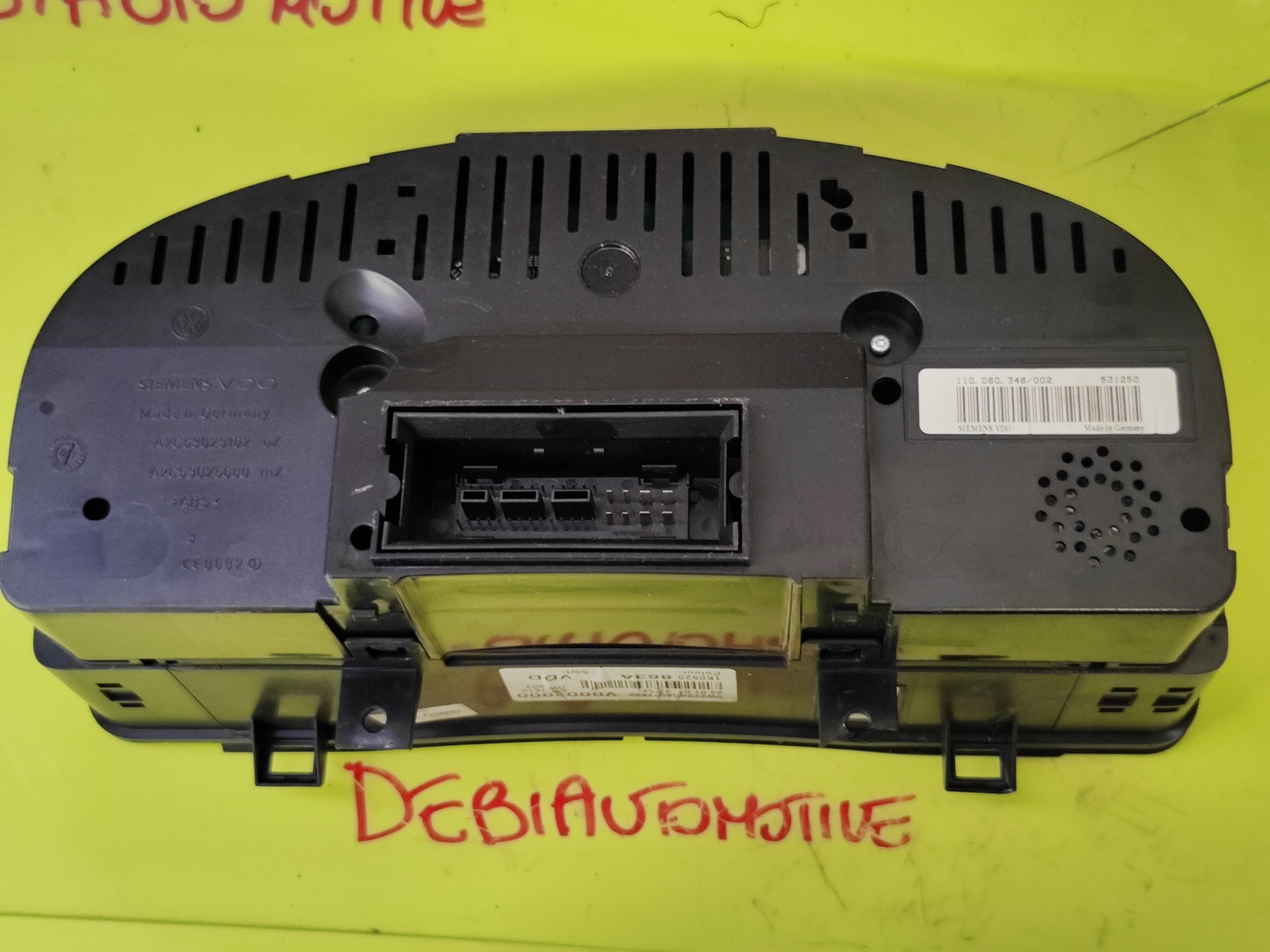Quadro Strumenti Volkswagen Golf V Touran V0003000 