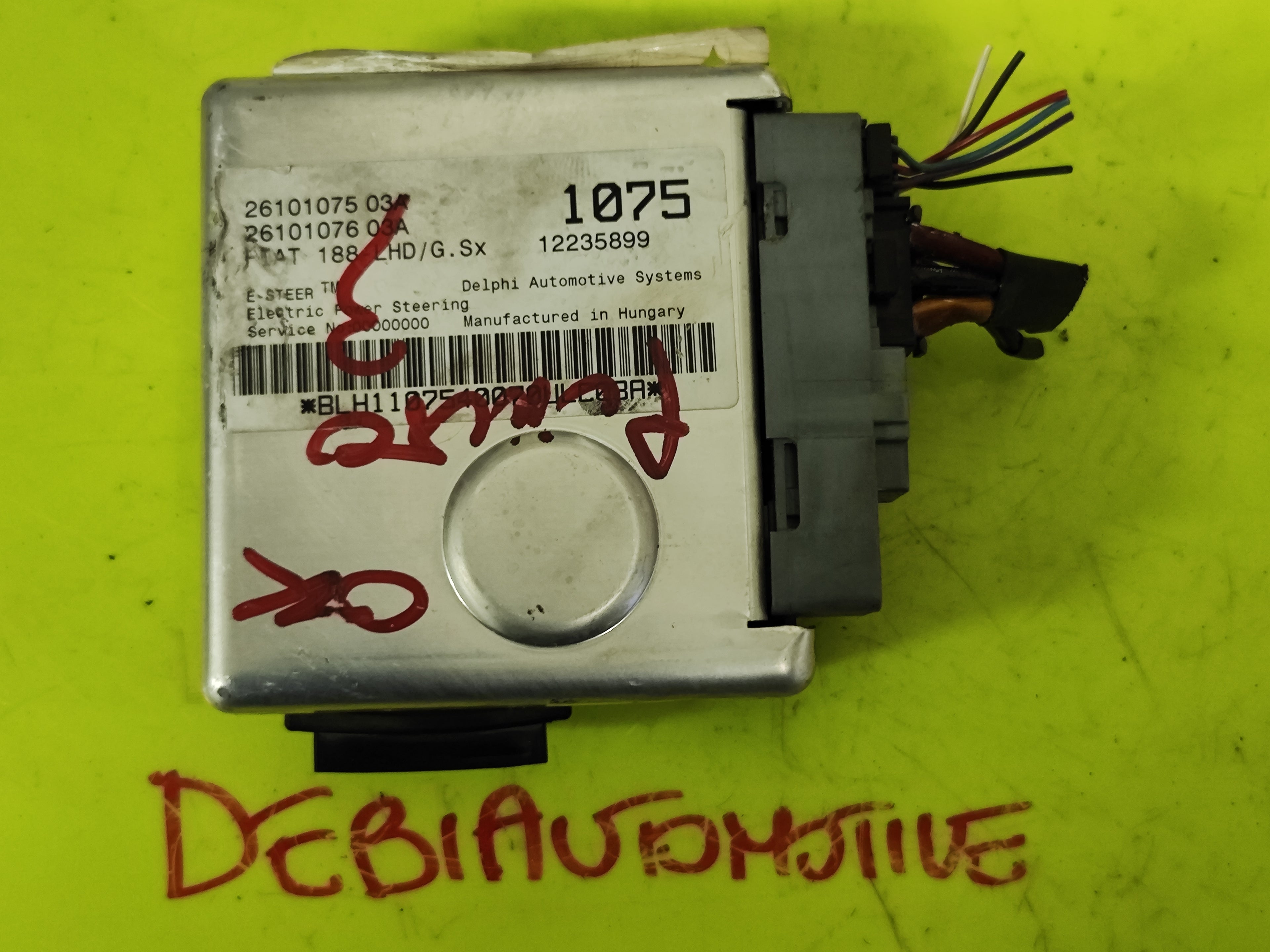 Centralina Servosterzo Fiat Punto 188 12235899 1075 